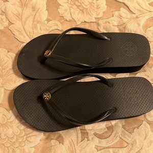 Wedged flip flops